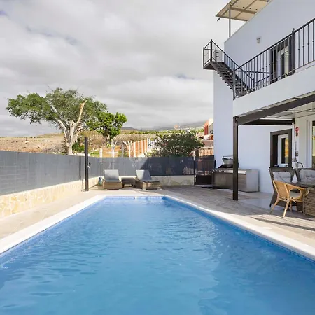 3br With Heated Pool, Outdoor Kitchen & Gas Bbq, Aircon, Stunning Views By Aqua Vista Tenerife וילה אדחה