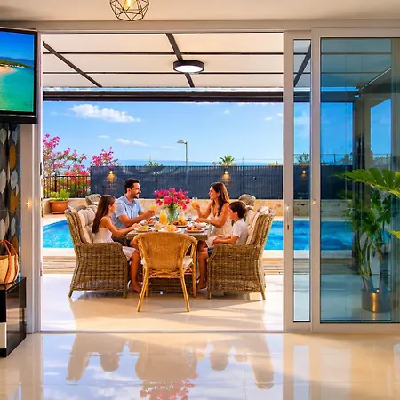 וילה 3br With Heated Pool, Outdoor Kitchen & Gas Bbq, Aircon, Stunning Views By Aqua Vista Tenerife אדחה
