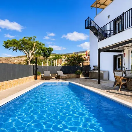 וילה 3br With Heated Pool, Outdoor Kitchen & Gas Bbq, Aircon, Stunning Views By Aqua Vista Tenerife *