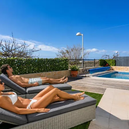3br With Heated Pool, Outdoor Kitchen & Gas Bbq, Aircon, Stunning Views By Aqua Vista Tenerife וילה *